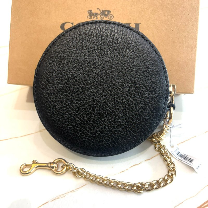 *SHIHNA名牌精品* COACH 圓形山羊座零錢包-4