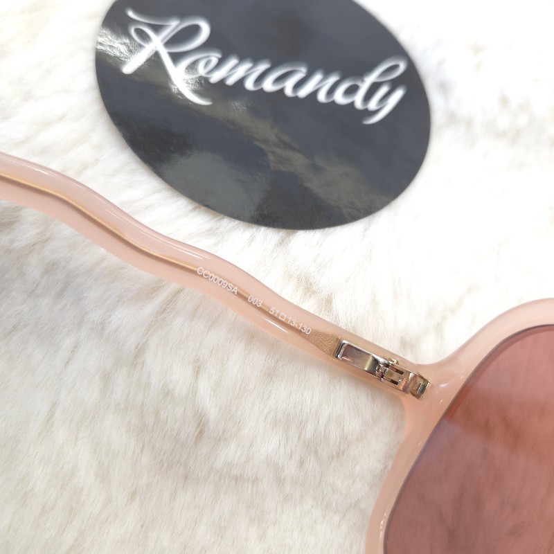 Chloe 膠框太陽眼鏡 粉-6