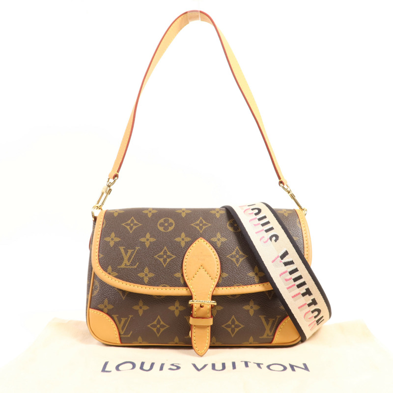 LOUIS VUITTON Monogram Diane金扣手挽肩背兩用袋-12