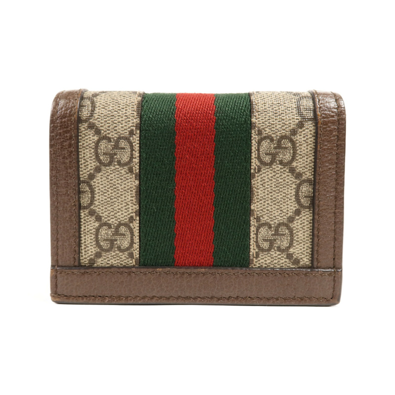 GUCCI 塗層帆布Ophidia GG Wallet金扣錢包-1