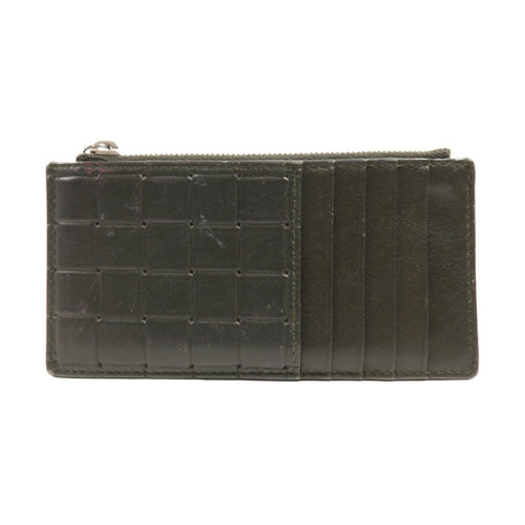 BOTTEGA VENETA 牛皮皮革Card Case銀扣卡片套