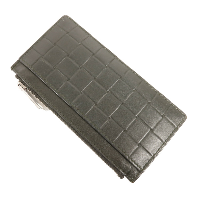 BOTTEGA VENETA 牛皮皮革Card Case銀扣卡片套-3