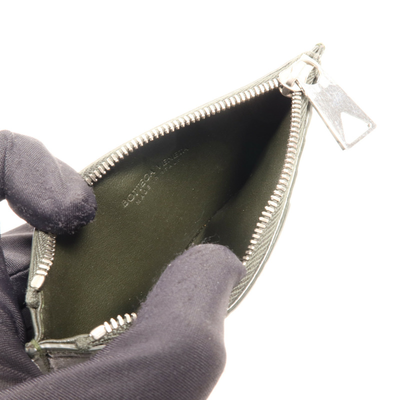 BOTTEGA VENETA 牛皮皮革Card Case銀扣卡片套-4