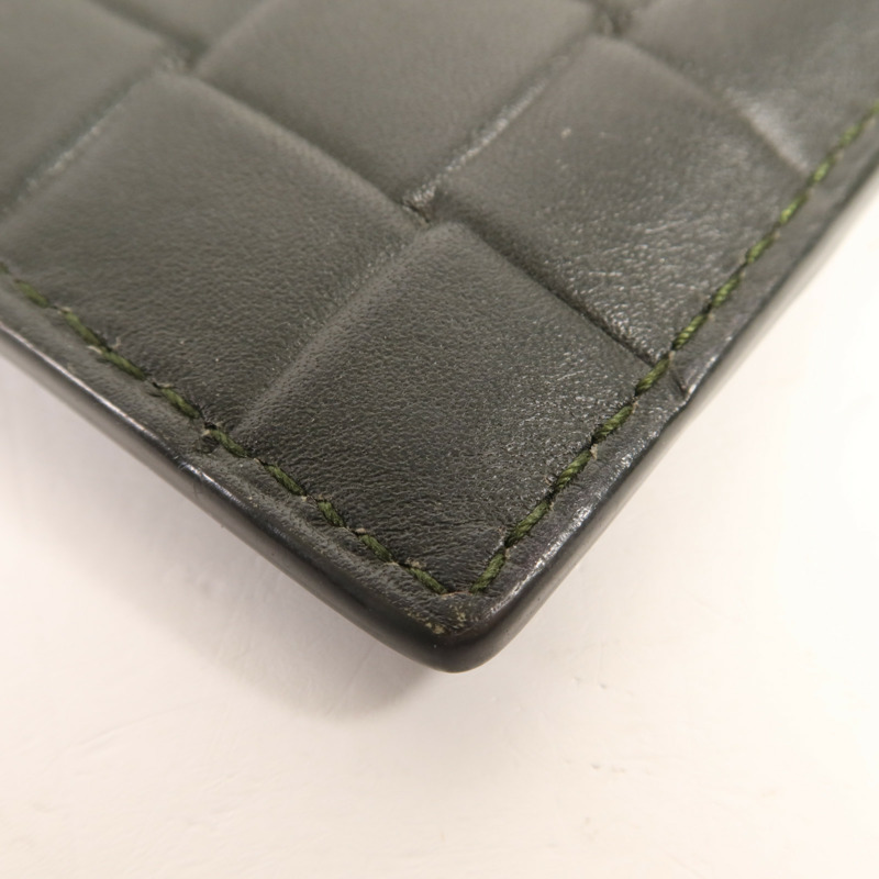 BOTTEGA VENETA 牛皮皮革Card Case銀扣卡片套-10