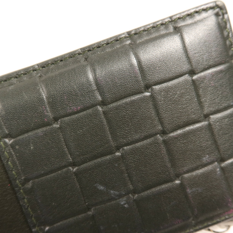 BOTTEGA VENETA 牛皮皮革Card Case銀扣卡片套-15