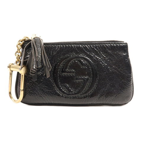 GUCCI 牛皮皮革Key Case金扣鑰匙包