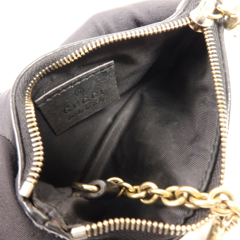 GUCCI 牛皮皮革Key Case金扣鑰匙包-4