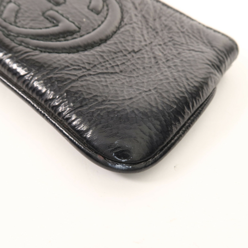 GUCCI 牛皮皮革Key Case金扣鑰匙包-7