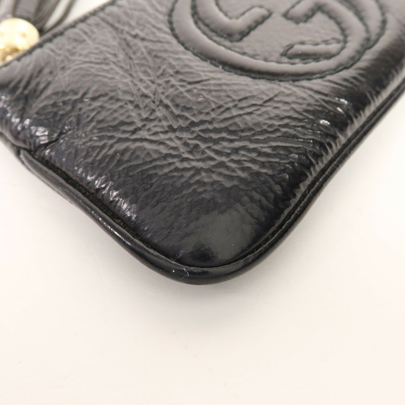 GUCCI 牛皮皮革Key Case金扣鑰匙包-8