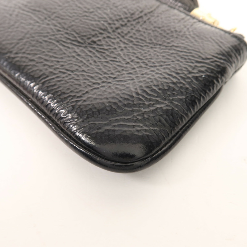 GUCCI 牛皮皮革Key Case金扣鑰匙包-9