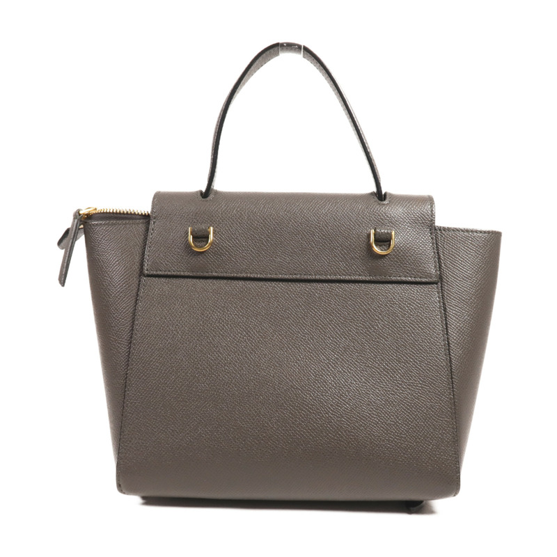 CELINE 牛皮皮革Nano Belt Bag金扣手挽肩背兩用袋-1