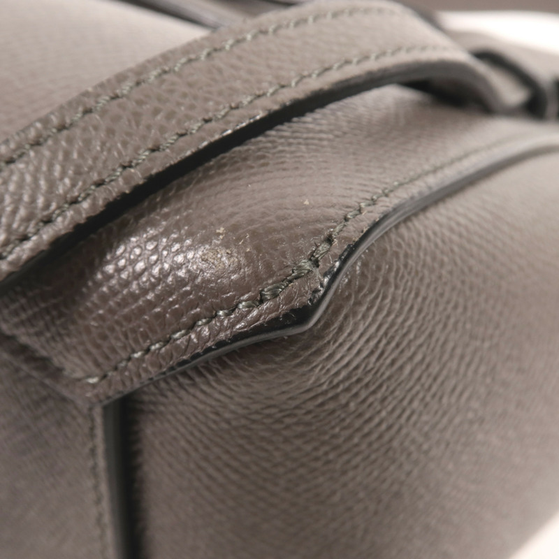 CELINE 牛皮皮革Nano Belt Bag金扣手挽肩背兩用袋-5