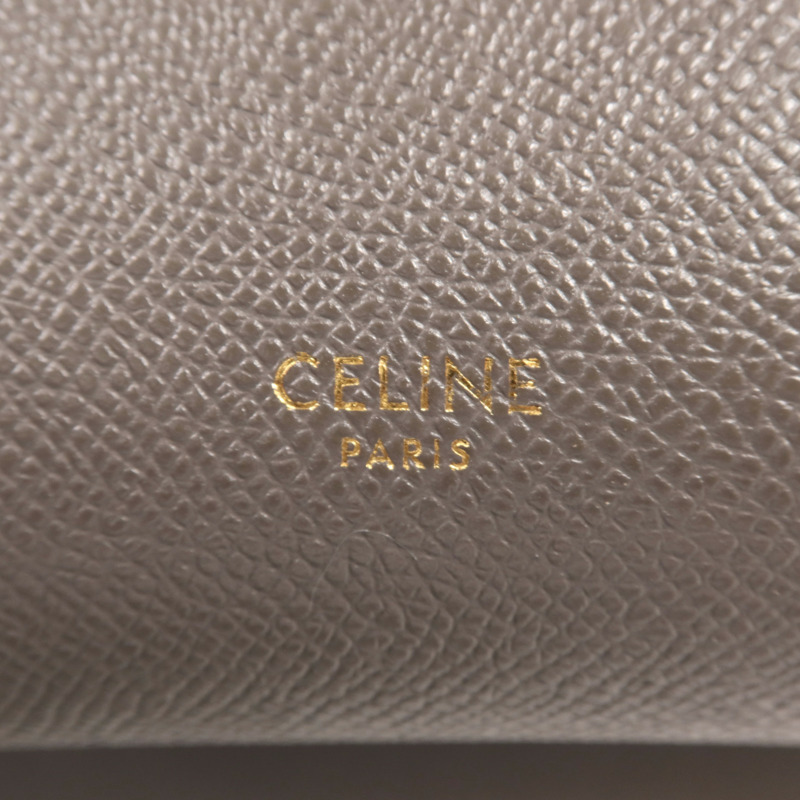 CELINE 牛皮皮革Nano Belt Bag金扣手挽肩背兩用袋-10