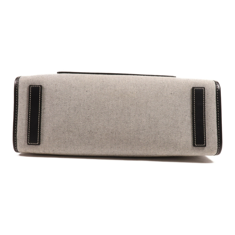 BURBERRY 帆布/皮革Freya Tote金扣肩背袋-3