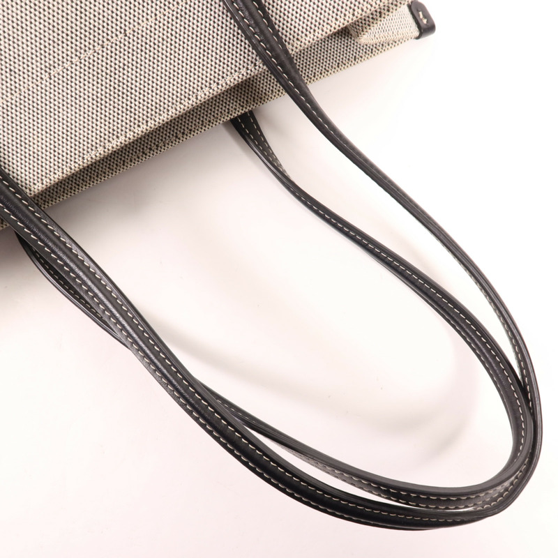 BURBERRY 帆布/皮革Freya Tote金扣肩背袋-4