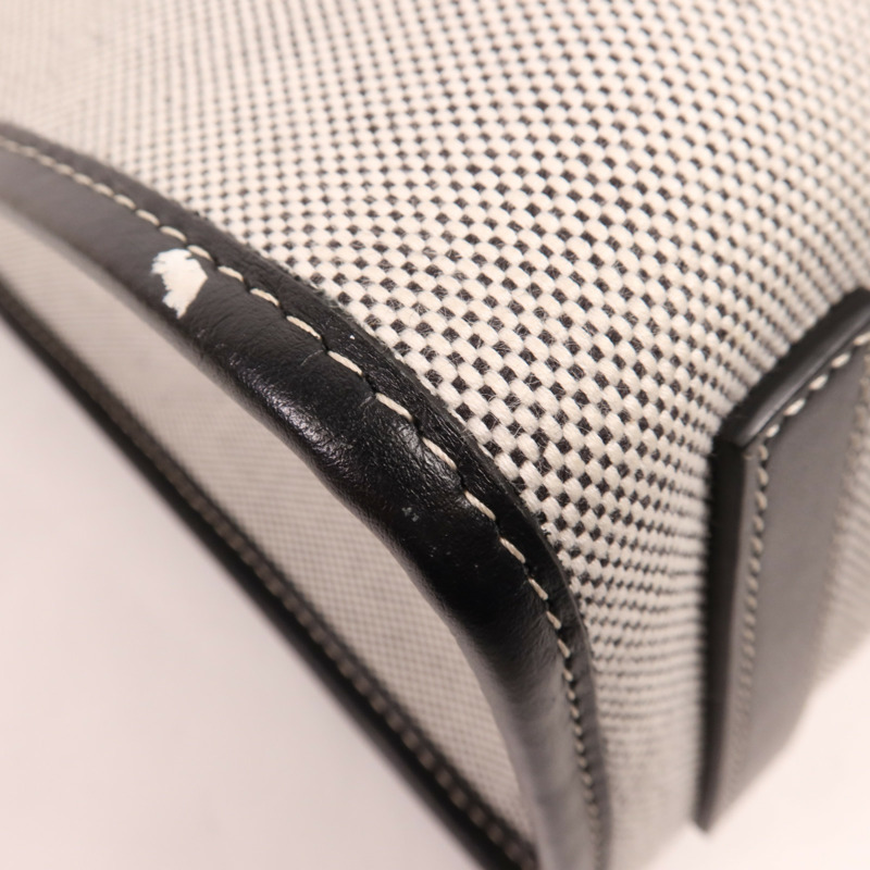 BURBERRY 帆布/皮革Freya Tote金扣肩背袋-6