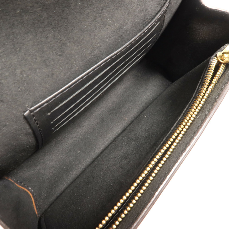 LOUIS VUITTON Monogram Reverse Dauphine金扣肩背袋-9