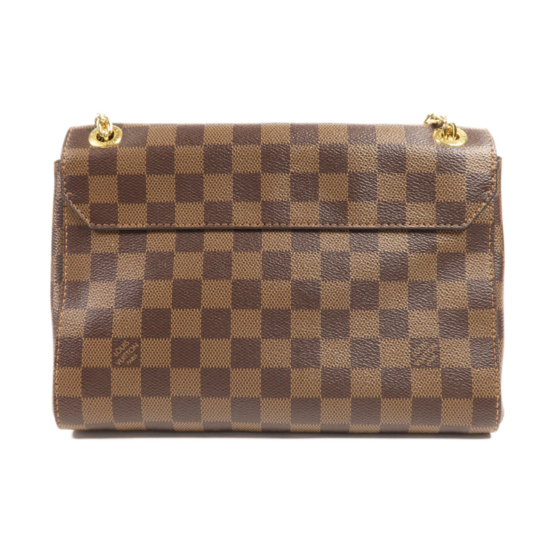 LOUIS VUITTON Damier Vavin PM金扣鏈帶肩背袋-1