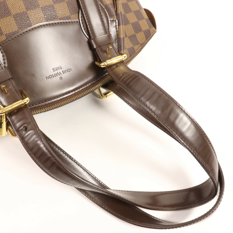 LOUIS VUITTON Damier Verona MM金扣肩背袋-4