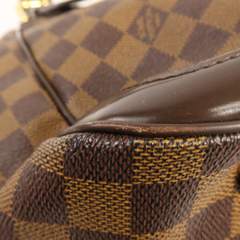 LOUIS VUITTON Damier Verona MM金扣肩背袋-8