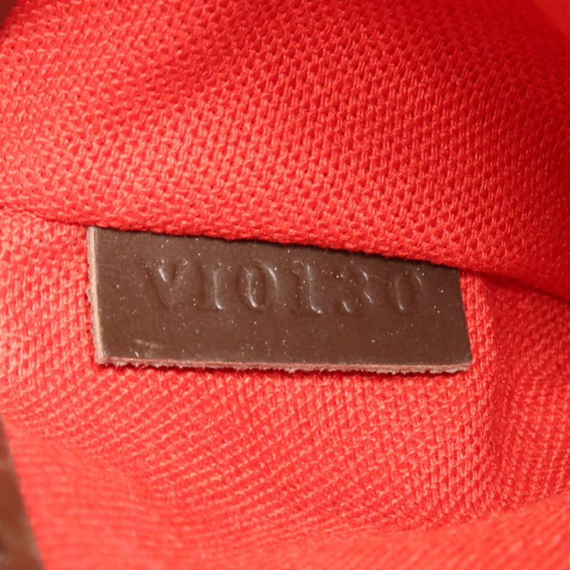 LOUIS VUITTON Damier Verona MM金扣肩背袋-11