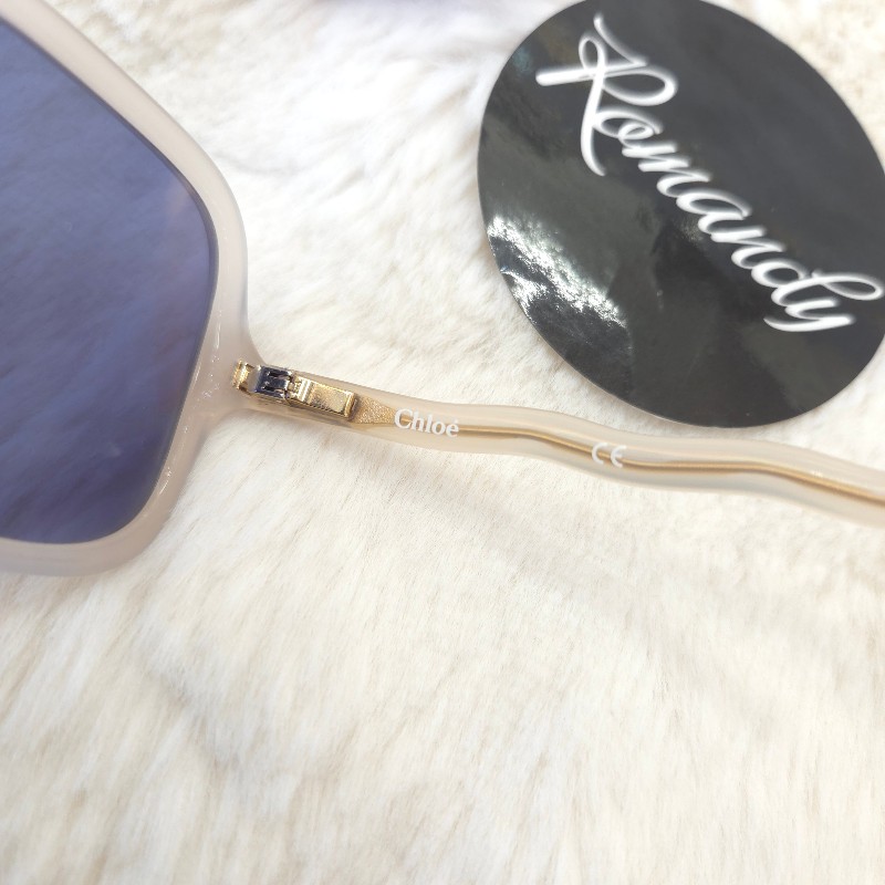 Chloe 膠框太陽眼鏡 藍-5