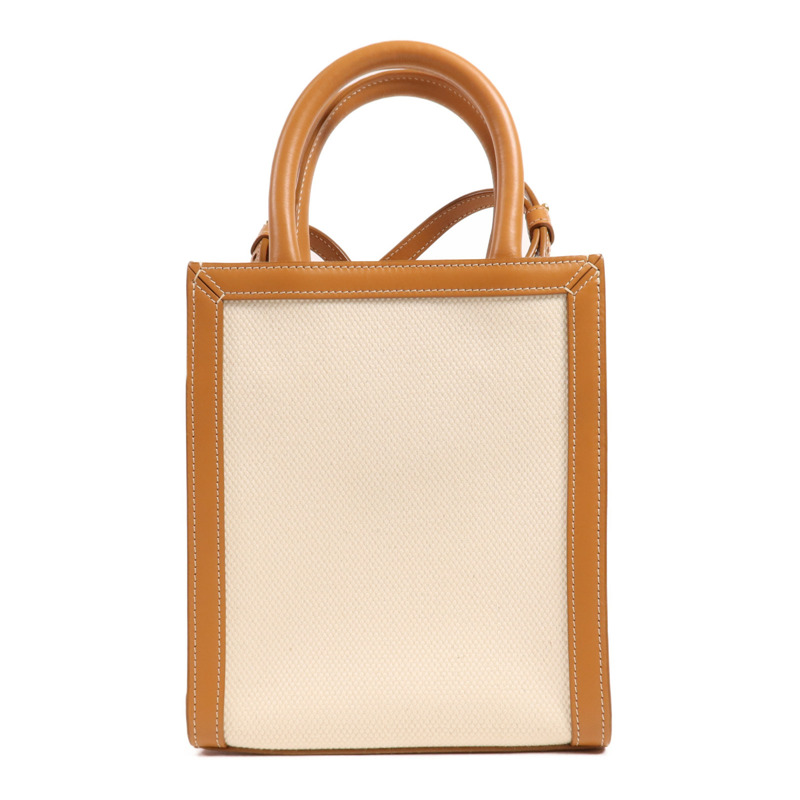 CELINE 帆布Mini Vertical Cabas金扣手挽肩背兩用袋-1