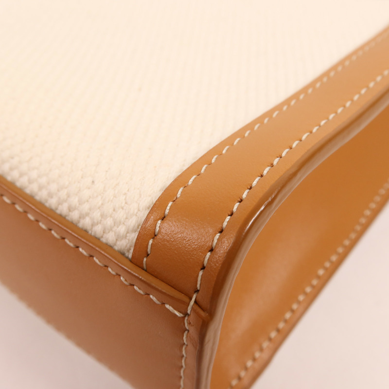 CELINE 帆布Mini Vertical Cabas金扣手挽肩背兩用袋-5