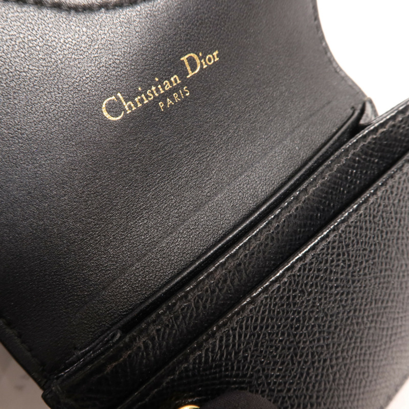 Dior 牛皮皮革Card Case金扣卡片套-12