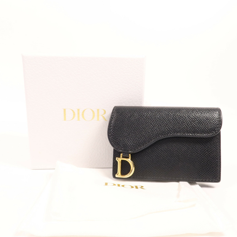 Dior 牛皮皮革Card Case金扣卡片套-13