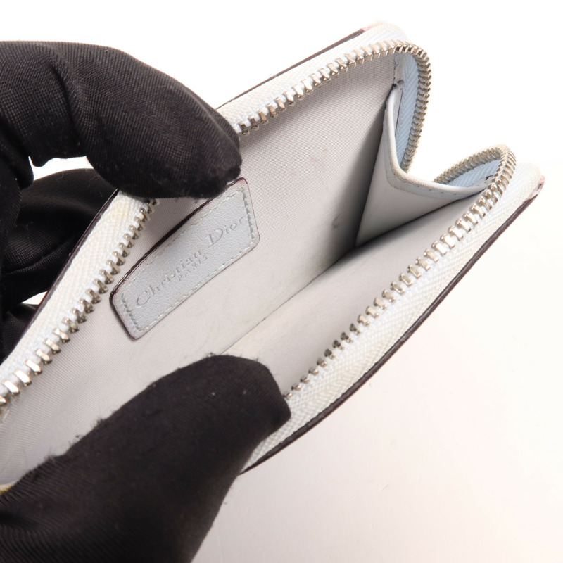 Dior 牛皮皮革Card Case銀扣卡片套-4