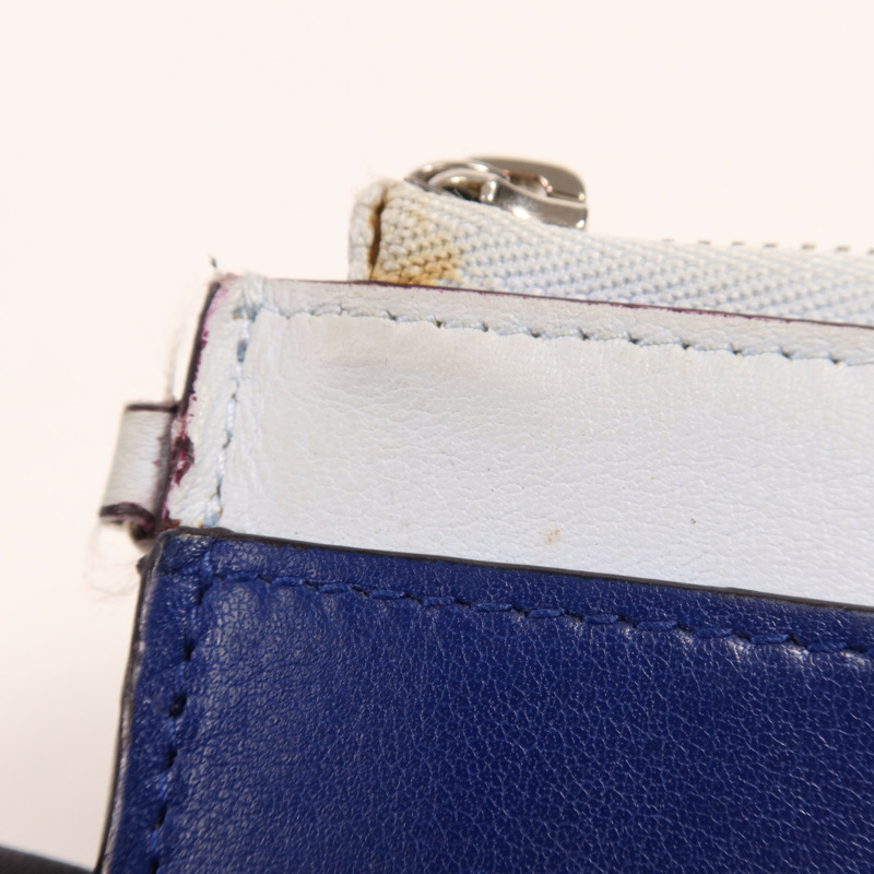 Dior 牛皮皮革Card Case銀扣卡片套-16