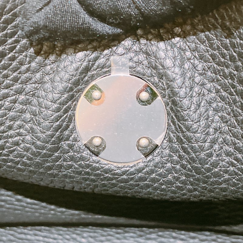 TK1884 Hermes 愛馬仕 琳迪包 黑銀 Lindy 26 TC Black x PHW Stamp D-13