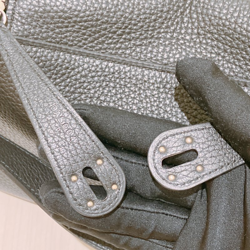 TK1884 Hermes 愛馬仕 琳迪包 黑銀 Lindy 26 TC Black x PHW Stamp D-16