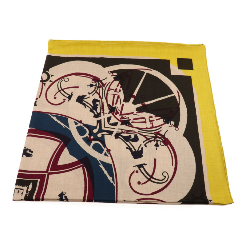 HERMES 羊絨/絲質Scarf圍巾-2