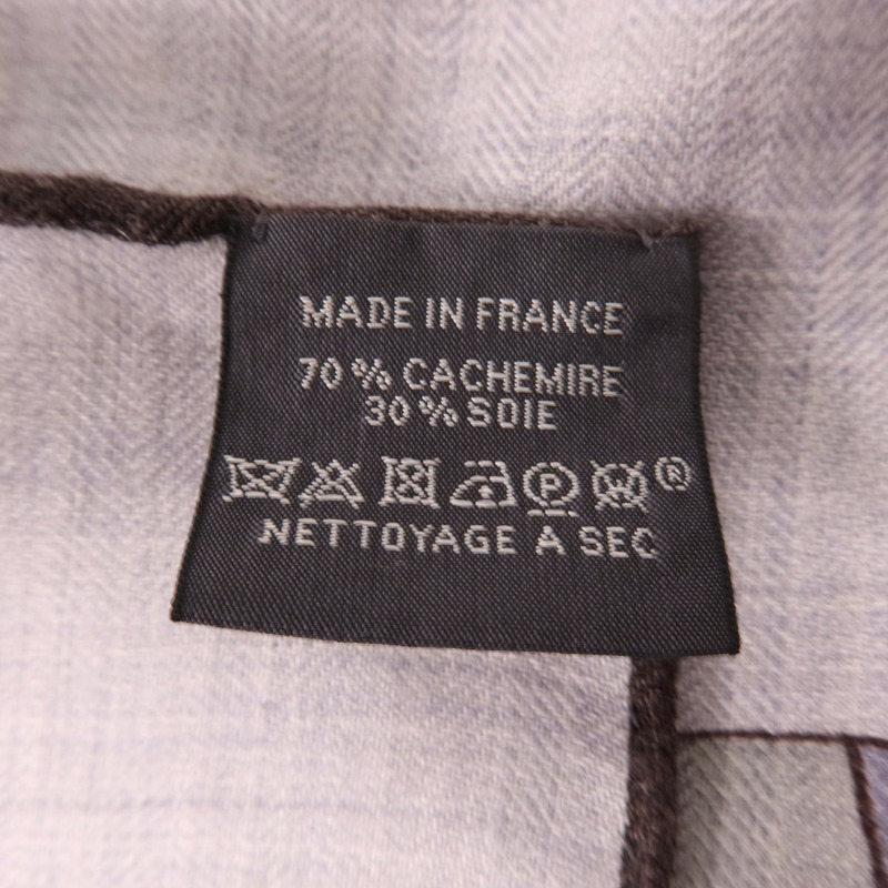 HERMES 羊絨/絲質Scarf圍巾-7