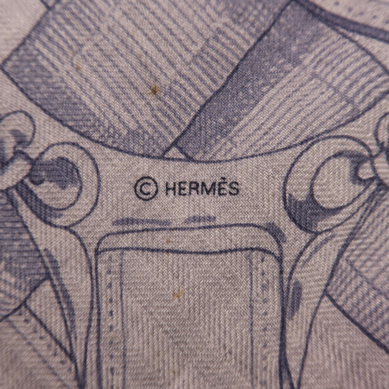 HERMES 羊絨/絲質Scarf圍巾-6