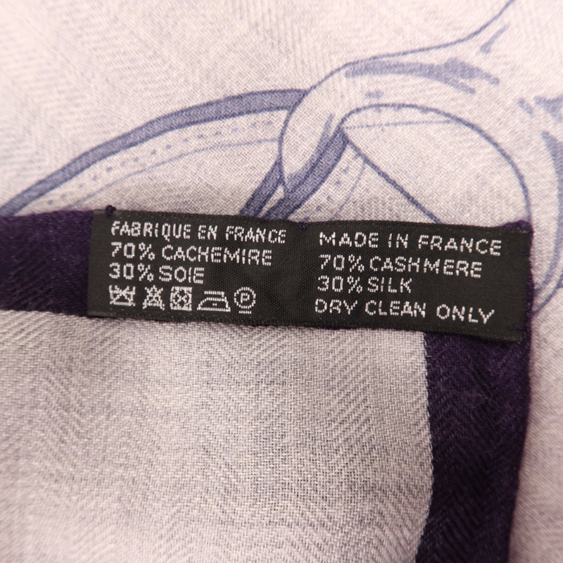 HERMES 羊絨/絲質Scarf圍巾-7