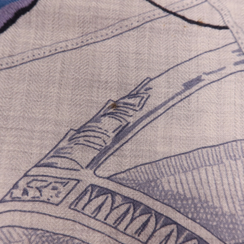 HERMES 羊絨/絲質Scarf圍巾-9