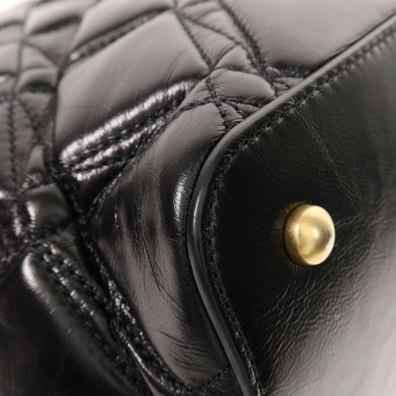 CHANEL 牛皮皮革Shoulder Bag金扣手挽肩背兩用袋-8