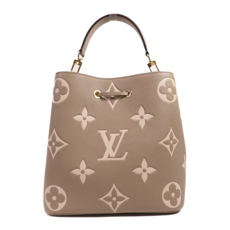 LOUIS VUITTON Monogram Empreinte Neo Noe MM金扣手挽肩背兩用袋-1