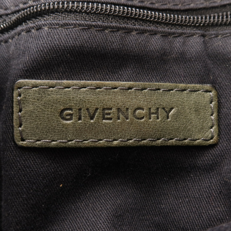 GIVENCHY 牛皮皮革Tote Bag金扣手挽袋-10
