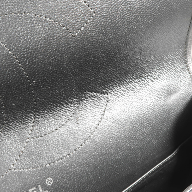 CHANEL 牛皮皮革Chanel 2.55銀扣鏈帶肩背袋-15