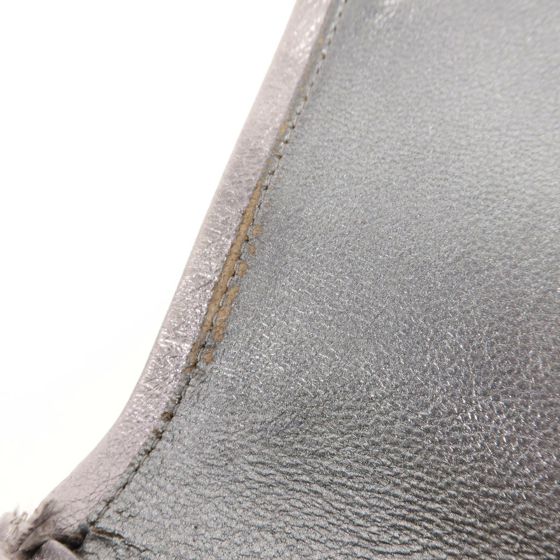 CHANEL 牛皮皮革Chanel 2.55銀扣鏈帶肩背袋-20