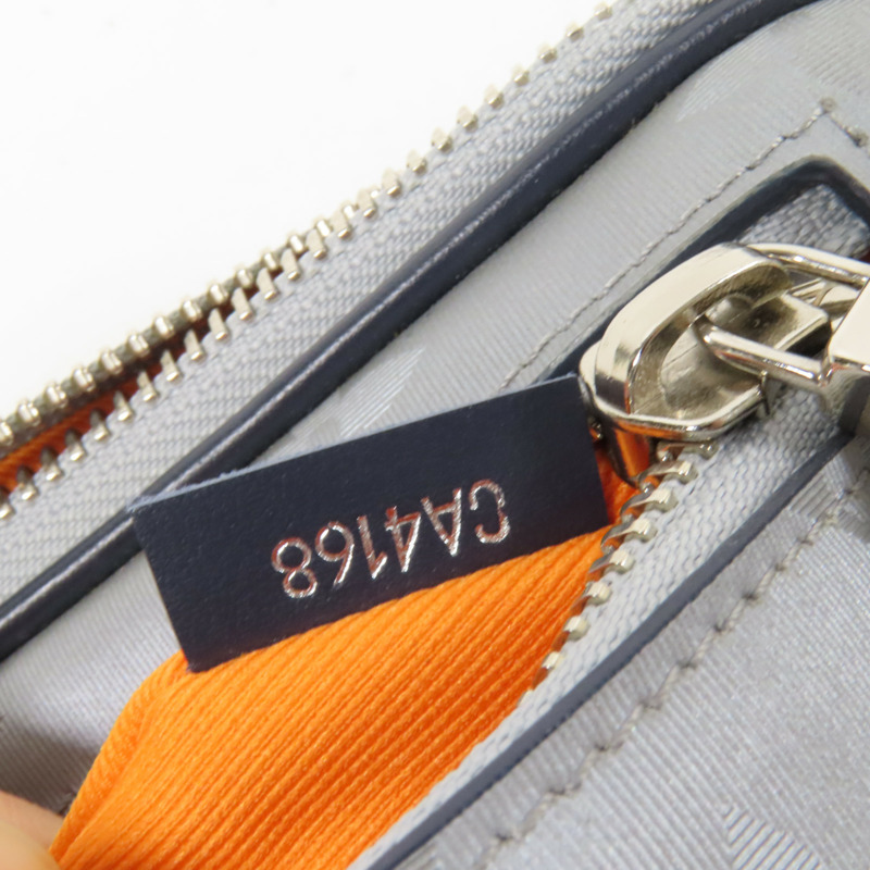 LOUIS VUITTON 塗層帆布Satellite Alpha銀扣手拿包-11