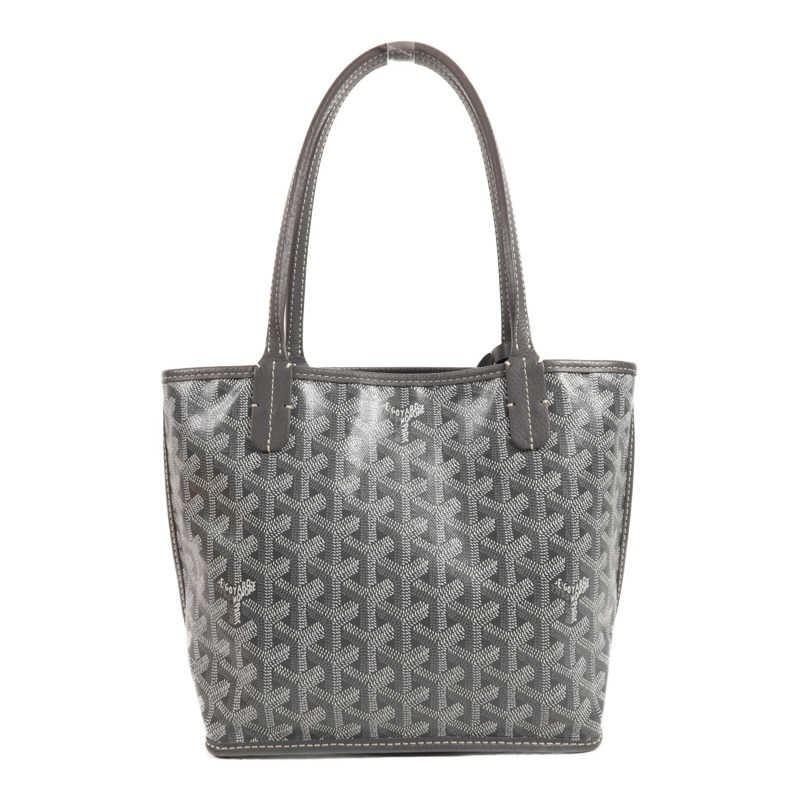 GOYARD 塗層帆布Anjou Mini銀扣手挽袋-1