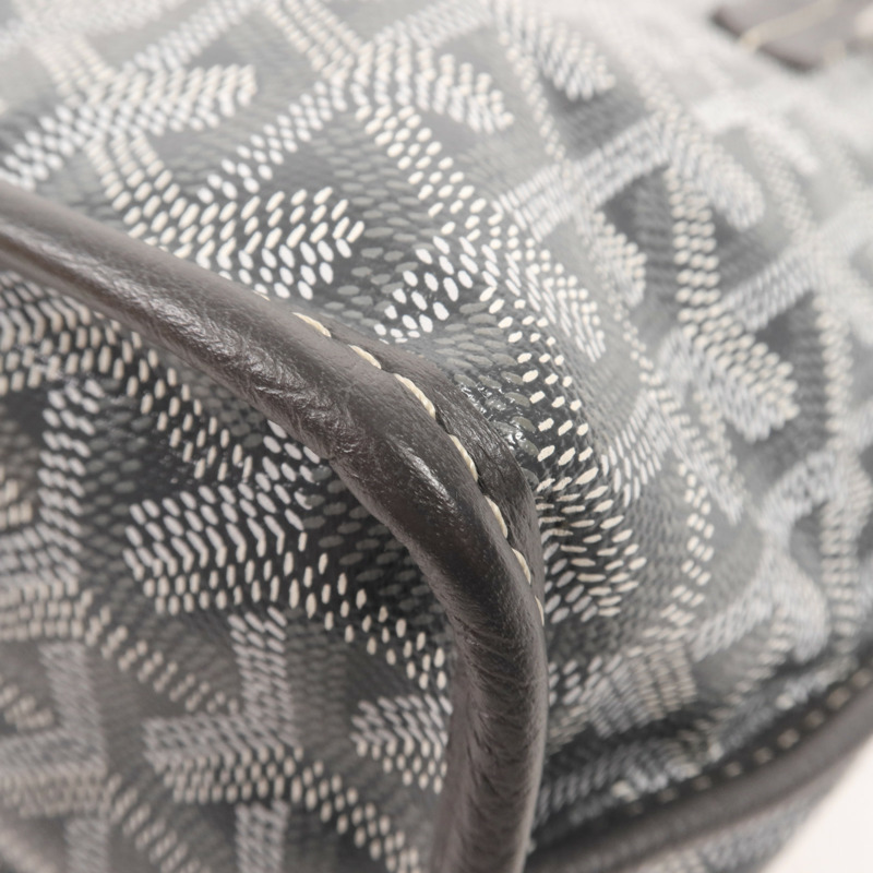 GOYARD 塗層帆布Anjou Mini銀扣手挽袋-5