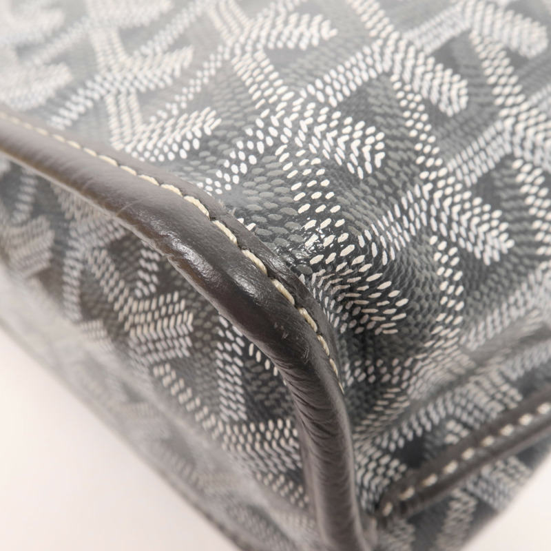 GOYARD 塗層帆布Anjou Mini銀扣手挽袋-7