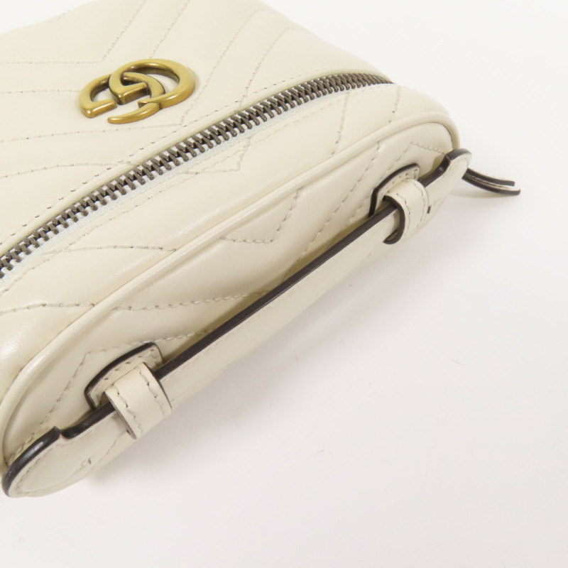 GUCCI 牛皮皮革GG Marmont金扣扣手挽肩背兩用袋-6