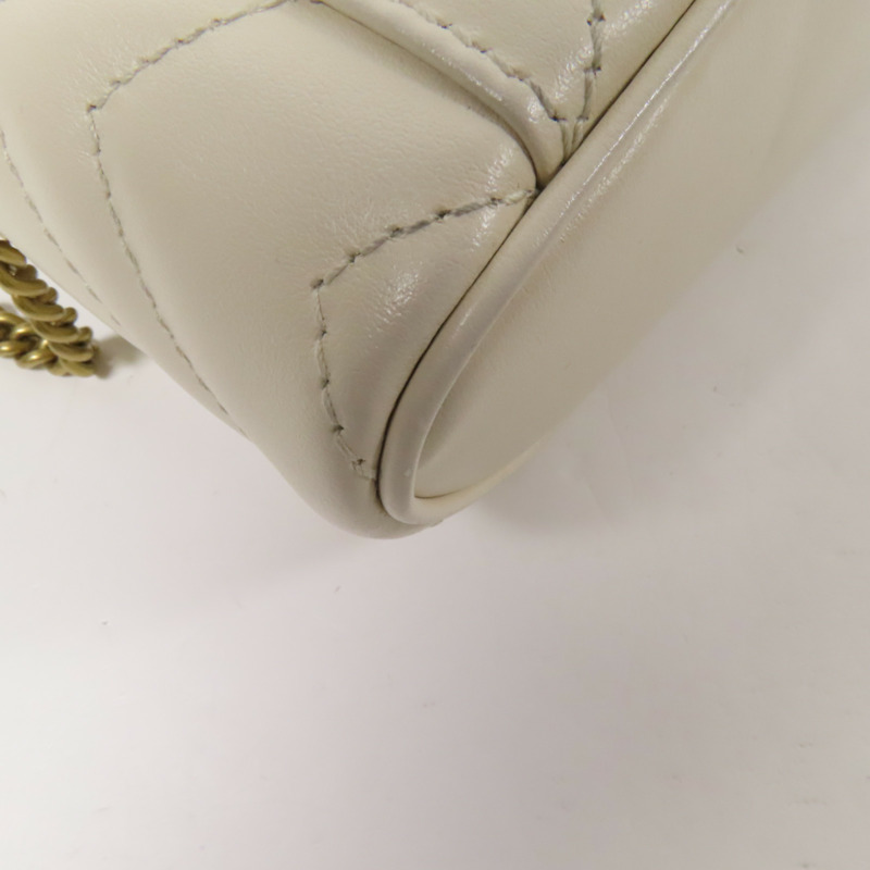 GUCCI 牛皮皮革GG Marmont金扣扣手挽肩背兩用袋-9